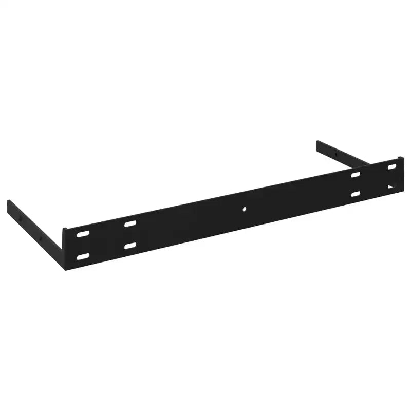 Étagère murale, lot de 2, nid d'abeille, MDF blanc, métal