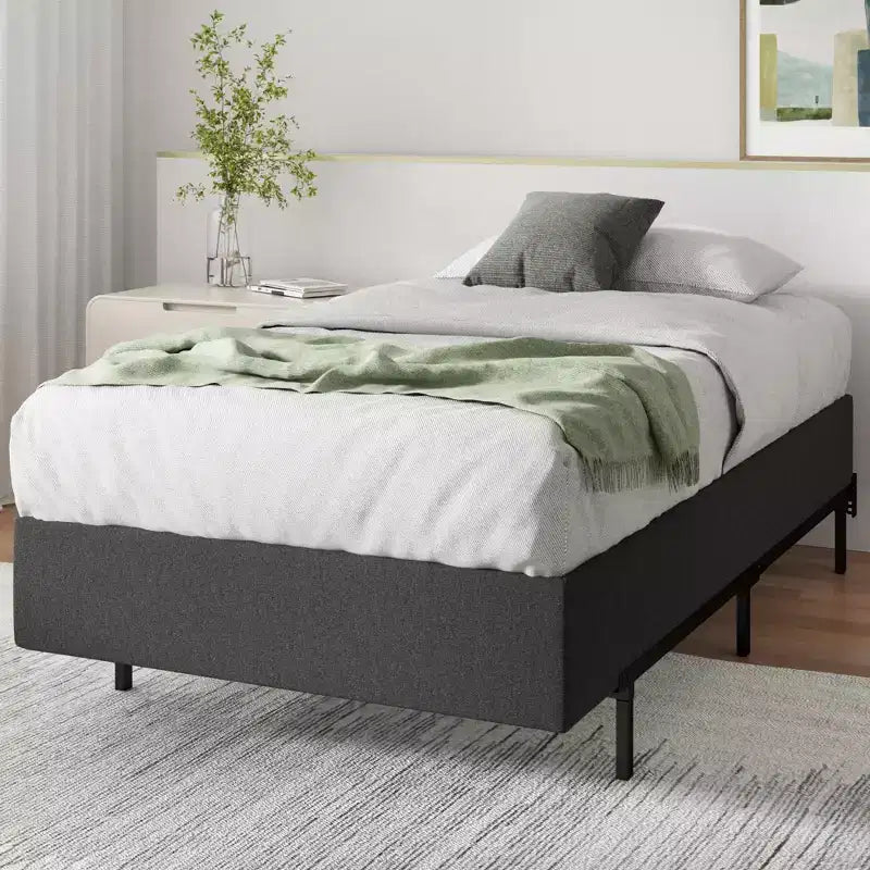 Sommier Zinus 9 pouces Twin WonderBox(TM) Smart Box Spring, base de matelas à montage rapide, cadre métallique durable, gris