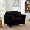 Lazy sofa chair, comfortable single-person sofa chair, with a backrest and soft seat cushion, having armrests on both sides