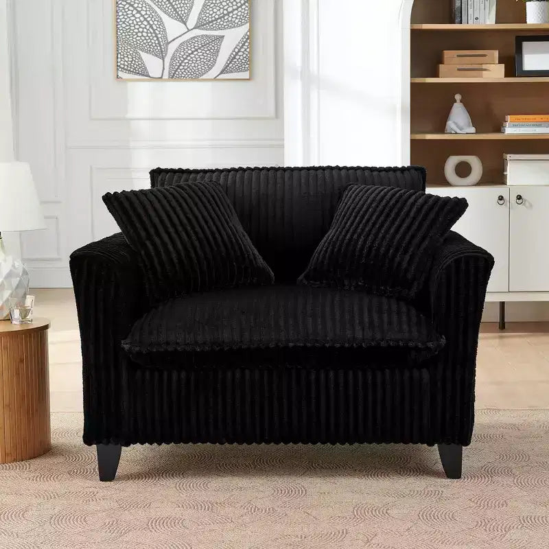 Fauteuil paresseux, fauteuil simple et confortable, avec dossier et coussin moelleux, doté d'accoudoirs des deux côtés