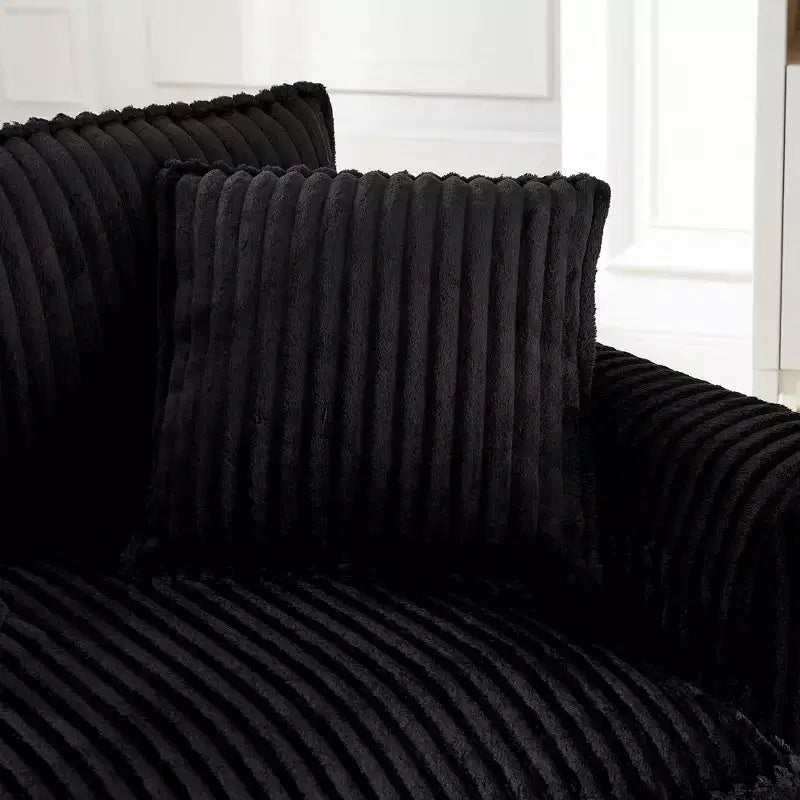 Fauteuil paresseux, fauteuil simple et confortable, avec dossier et coussin moelleux, doté d'accoudoirs des deux côtés