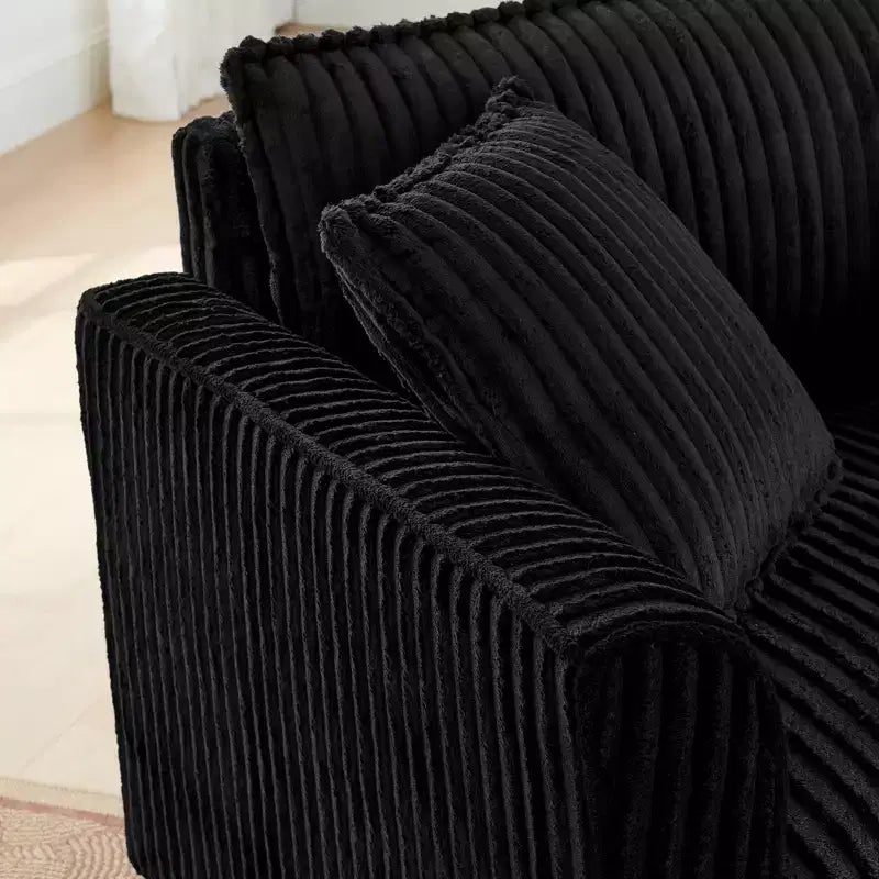 Fauteuil paresseux, fauteuil simple et confortable, avec dossier et coussin moelleux, doté d'accoudoirs des deux côtés