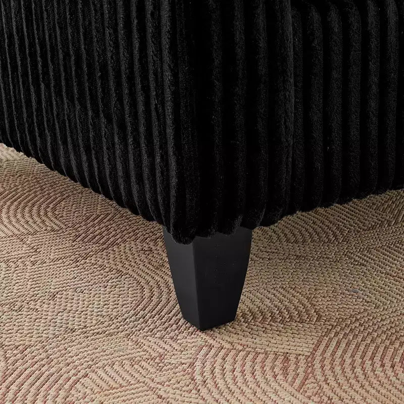 Fauteuil paresseux, fauteuil simple et confortable, avec dossier et coussin moelleux, doté d'accoudoirs des deux côtés