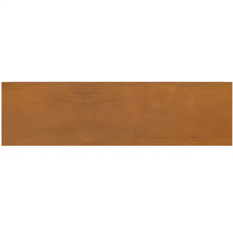 Meuble de rangement 12 casiers transitionnel en BOIS MASSIF Norfolk 48 po x 57 po, brun doré clair