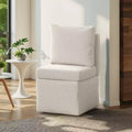 GDFStudio Irena Modern Corduroy Upholstered Storage Accent Chair with Thick Cushions