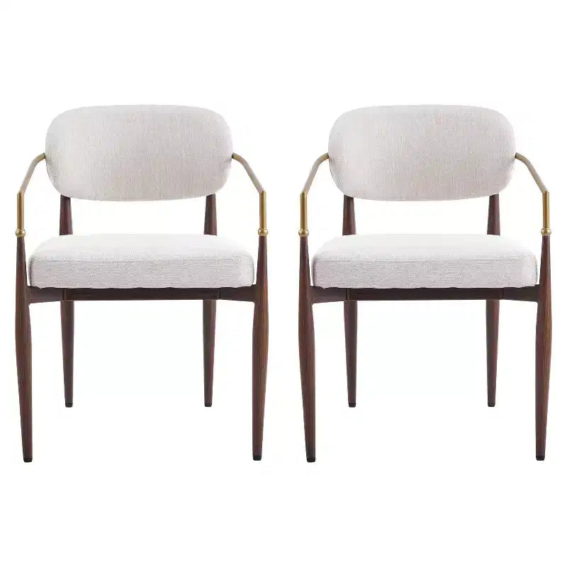 Christopher Knight Home Elodie Chaises de salle à manger modernes rembourrées (Lot de 2)