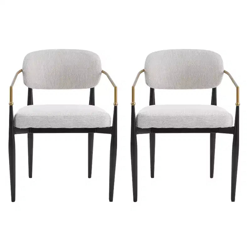 Christopher Knight Home Elodie Chaises de salle à manger modernes rembourrées (Lot de 2)