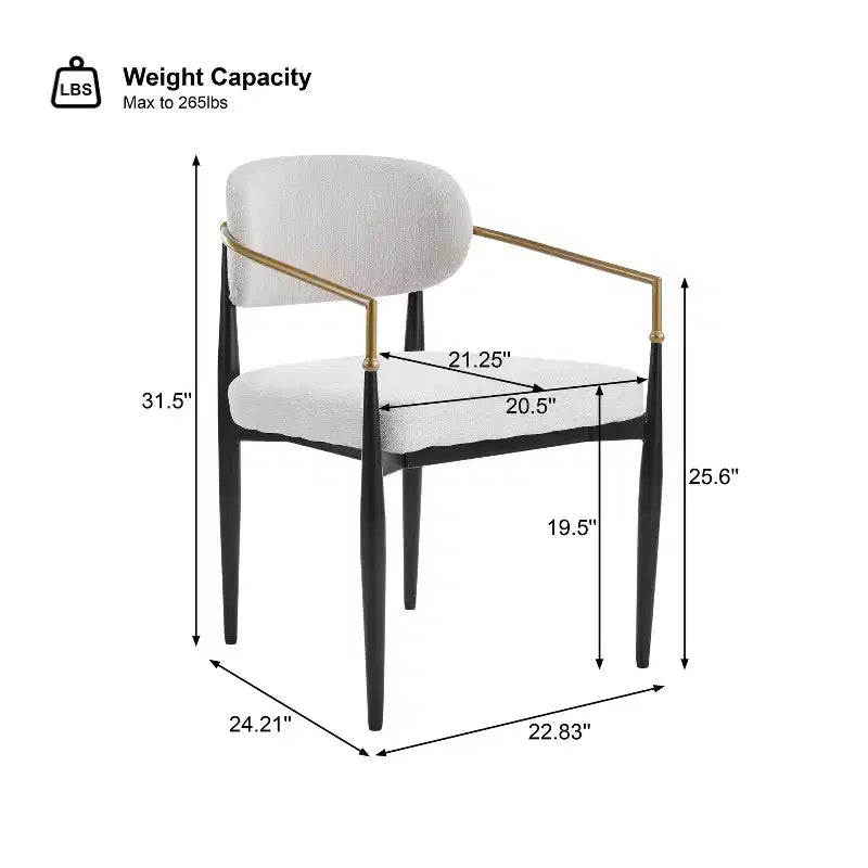 Christopher Knight Home Elodie Chaises de salle à manger modernes rembourrées (Lot de 2)