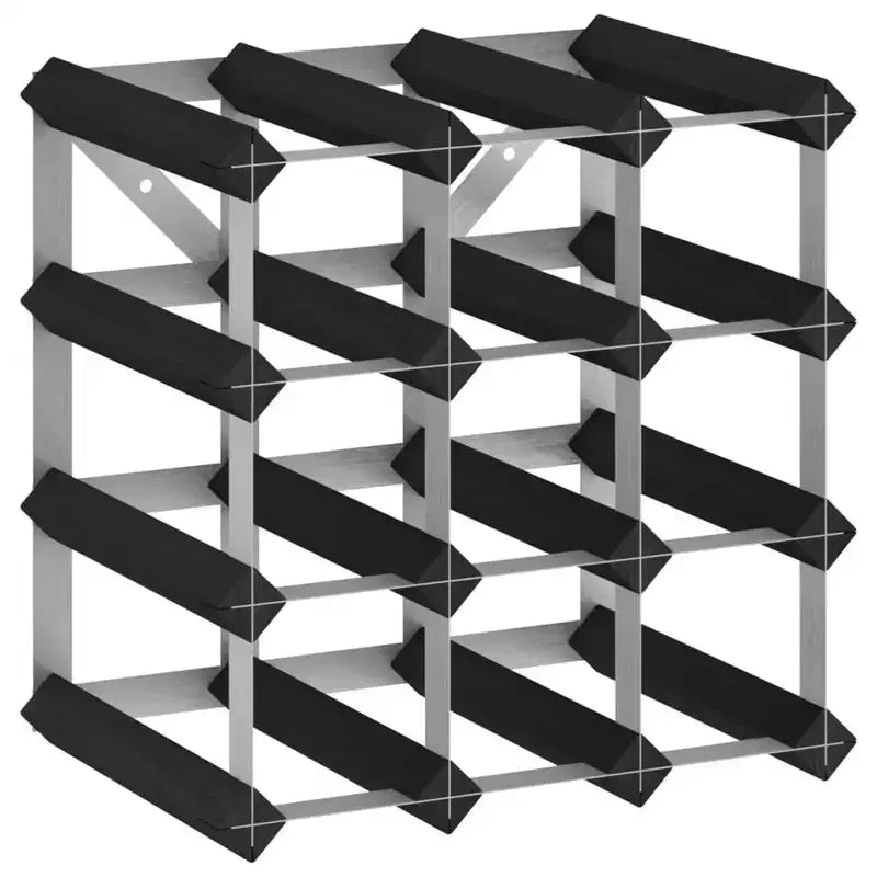 vidaXL Countertop Wine Rack Bottle Holder Wine Storage Organizer Solid Wood