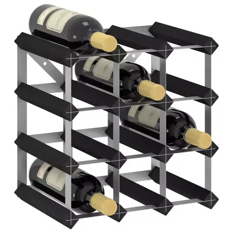 vidaXL Casier à Bouteilles de Vin Support de Bouteilles de Vin Rangement de Vin Bois Massif