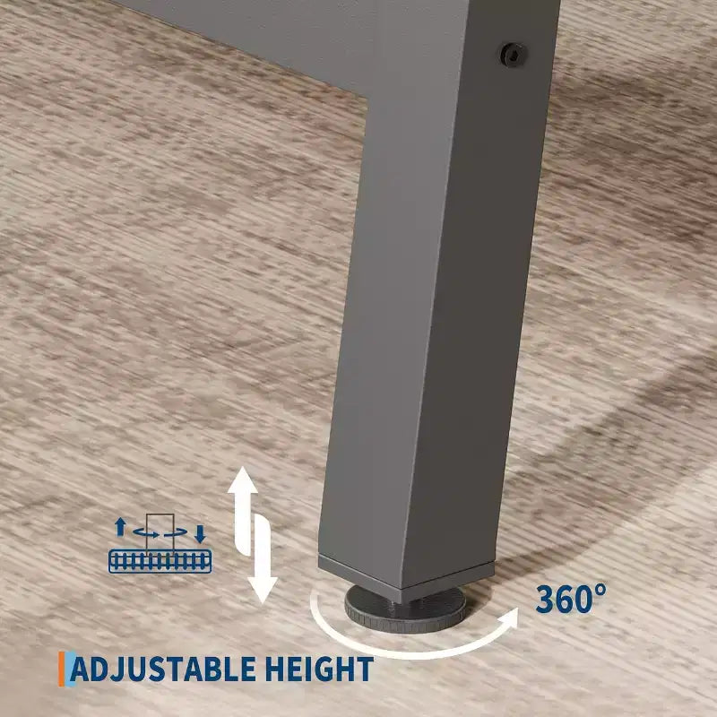 Table de Salle à Manger Industrielle GustoWave pour 4-6 Personnes - Table de Cuisine en Bois de 160 cm de Long avec Cadre Métallique Robuste et Finition Noire