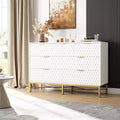 7-Drawer Dresser, Simply Modern Chest for Closet, White