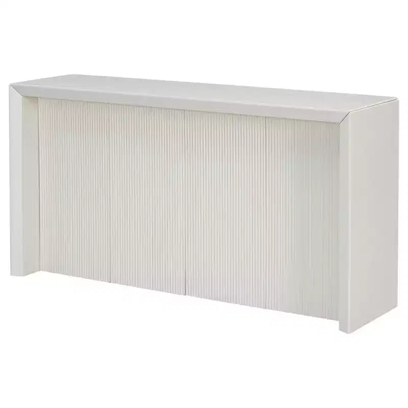 Console d'entrée moderne avec design ondulé, Table d'appoint pour couloir, salon ou bureau - Panipeachy