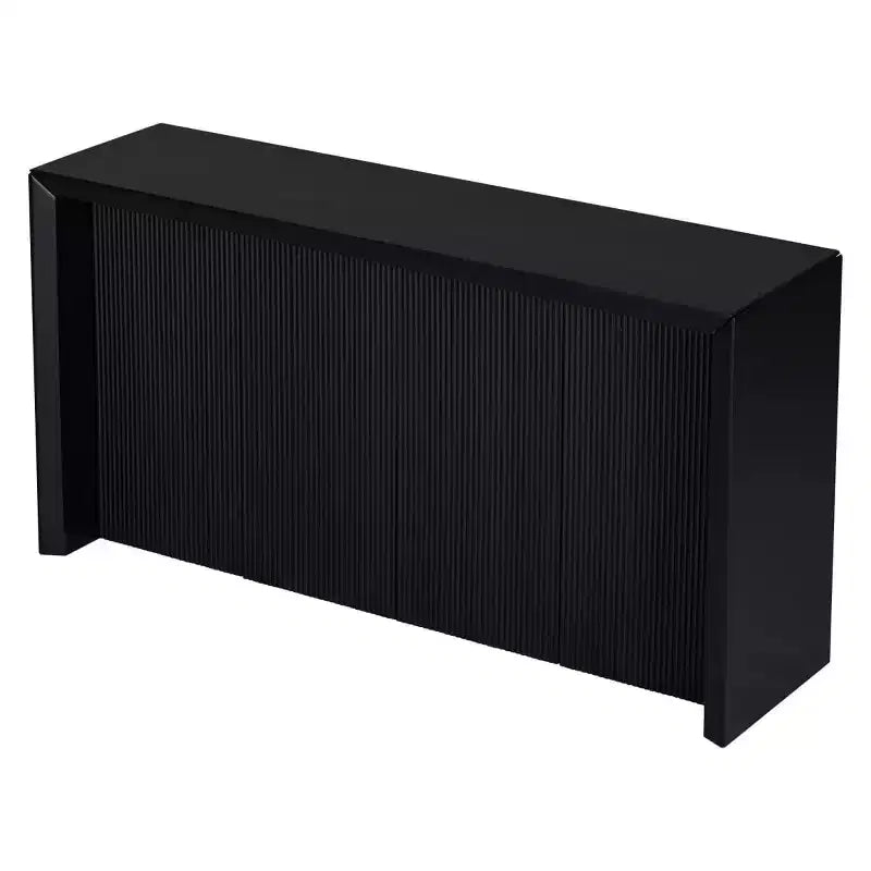 Console d'entrée moderne avec design ondulé, Table d'appoint pour couloir, salon ou bureau - Panipeachy