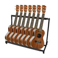 7-Slot Foldable Guitar Stand  Universal Multi-Guitar Rack for Electric, Acoustic & Bass Guitars, Compact Display Storage for Home or Studio