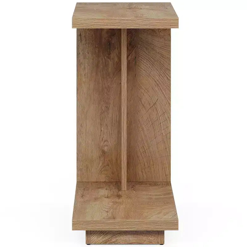 Table d'appoint en C, Table d'appoint en bois, Table de chevet