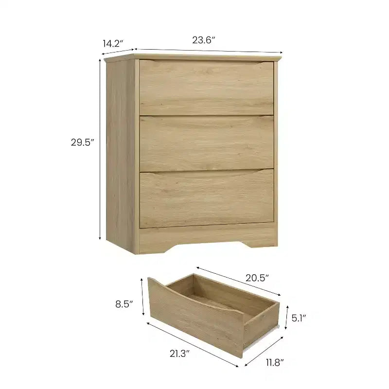 Commode en bois avec tiroirs, Armoire moderne haute avec rangement profond, Grande commode avec plateau large, pour Chambre, Salon, Bureau