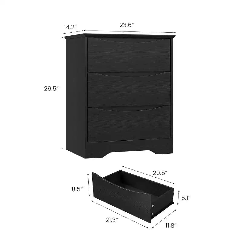 Commode en bois avec tiroirs, Armoire moderne haute avec rangement profond, Grande commode avec plateau large, pour Chambre, Salon, Bureau