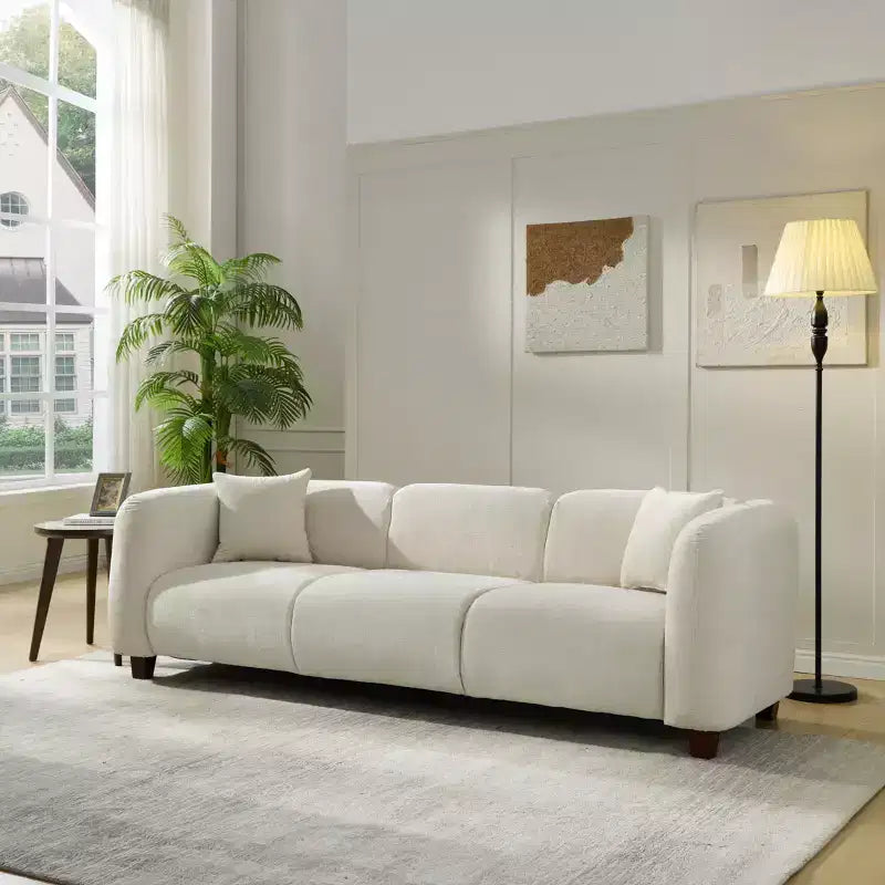 Christopher Knight Home Aldridge Canapé d'appartement moderne 87 - 3 places compact à faible profondeur