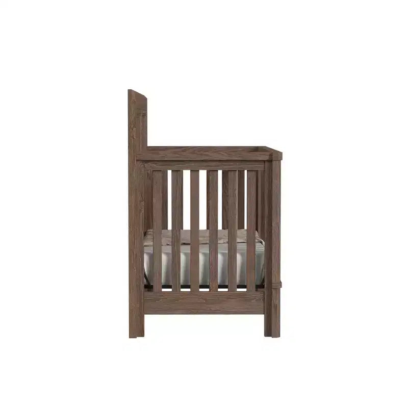 Lit de bébé transformable Carlson de Westwood Baby - Brun récolte