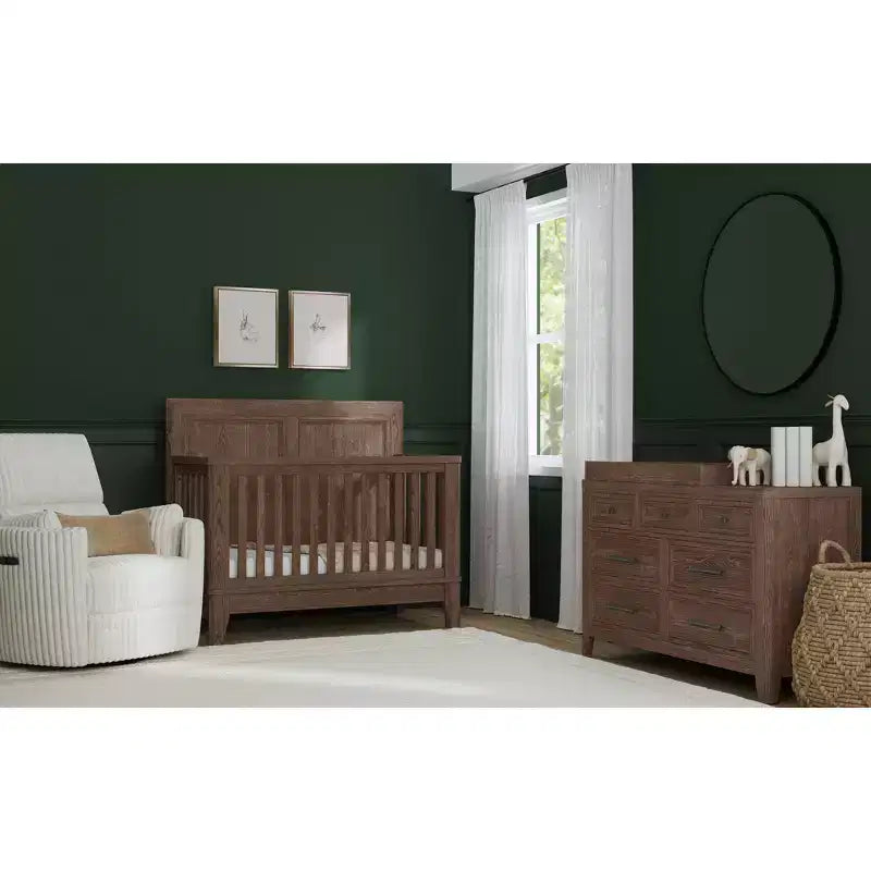 Lit de bébé transformable Carlson de Westwood Baby - Brun récolte