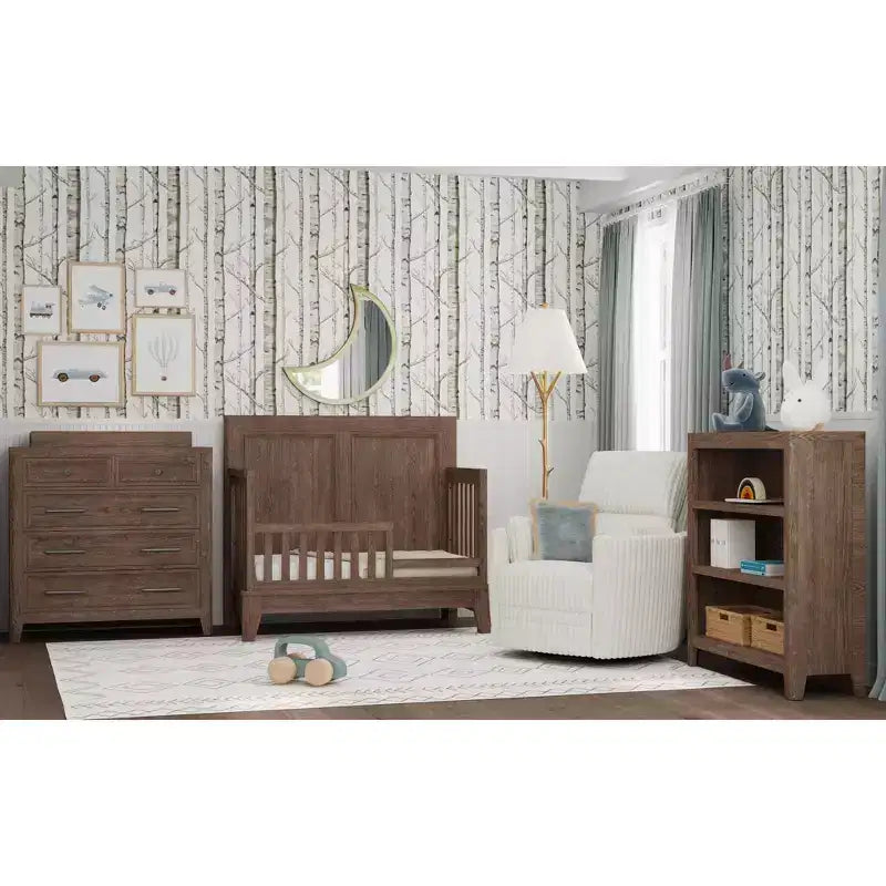 Lit de bébé transformable Carlson de Westwood Baby - Brun récolte