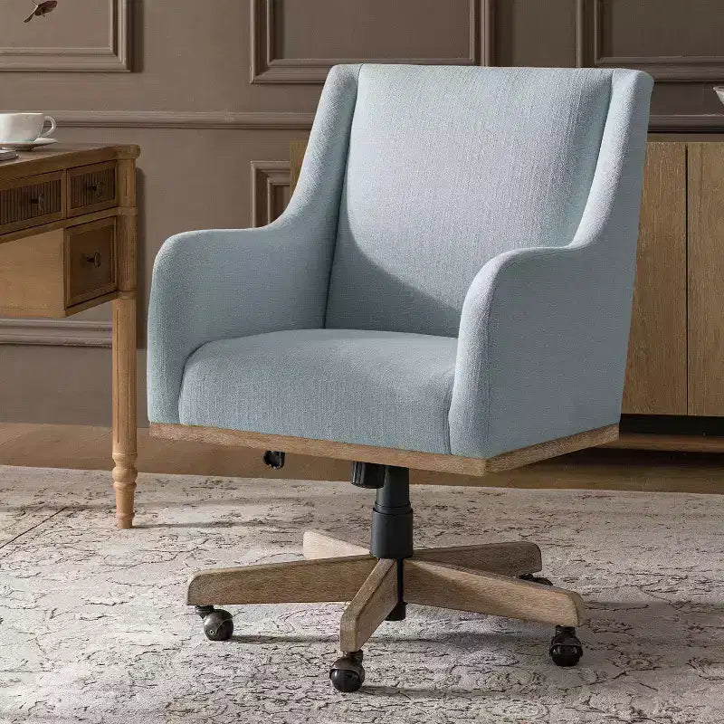 Chaise de bureau Merry avec hauteur réglable et accoudoirs incurvés|HULALA HOME