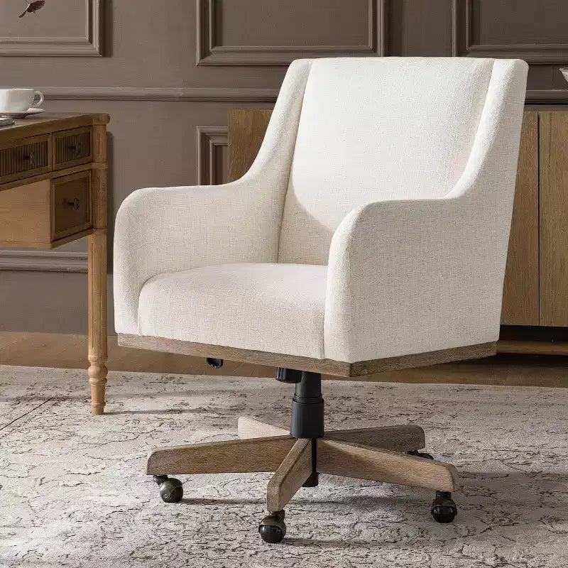 Chaise de bureau Merry avec hauteur réglable et accoudoirs incurvés|HULALA HOME