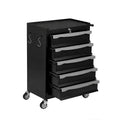 Drawer Tool Chestwith Wheels, Large Capacity Tool Storage Cabinet, with Keyed Locking, Drawer Liners, for Garage, Workshop, Warehouse