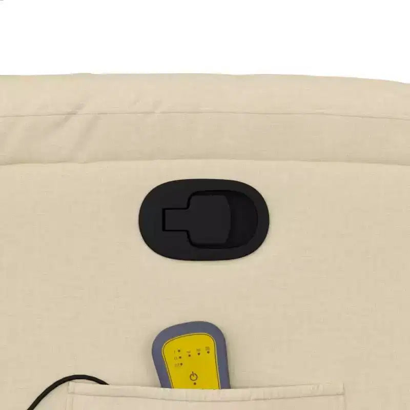vidaXL Fauteuil de massage inclinable Polyester, Métal, Contreplaqué Simple
