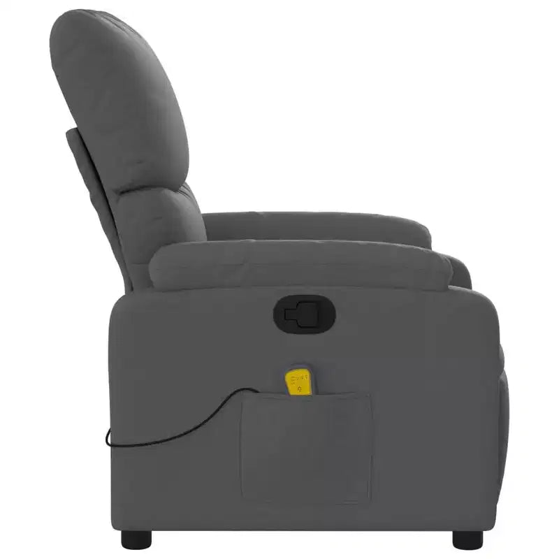 vidaXL Fauteuil de massage inclinable Polyester, Métal, Contreplaqué Simple