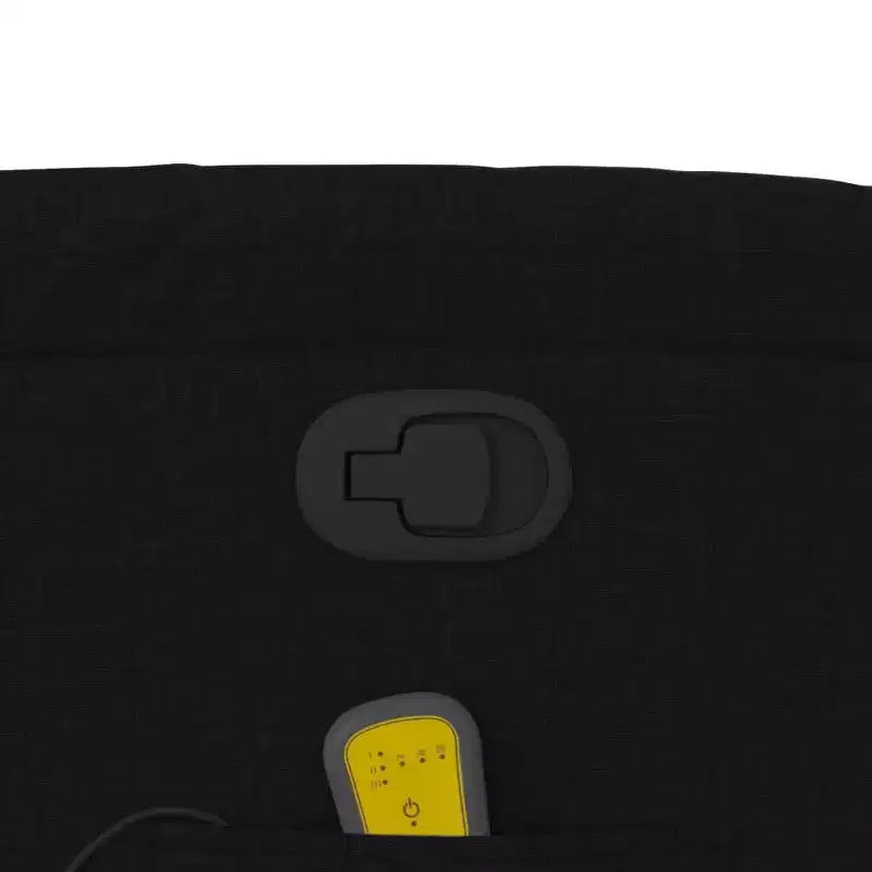 vidaXL Fauteuil de massage inclinable Polyester, Métal, Contreplaqué Simple