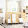 GDFStudio Little 3-in-1 Convertible Solid Wood Bedside Crib Only