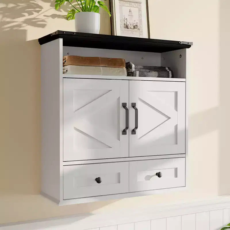 Armoire murale de salle de bain avec portes coulissantes, armoire à pharmacie au-dessus des toilettes, étagère réglable, tiroir de rangement pour salle de bain, cuisine, buanderie, entrée