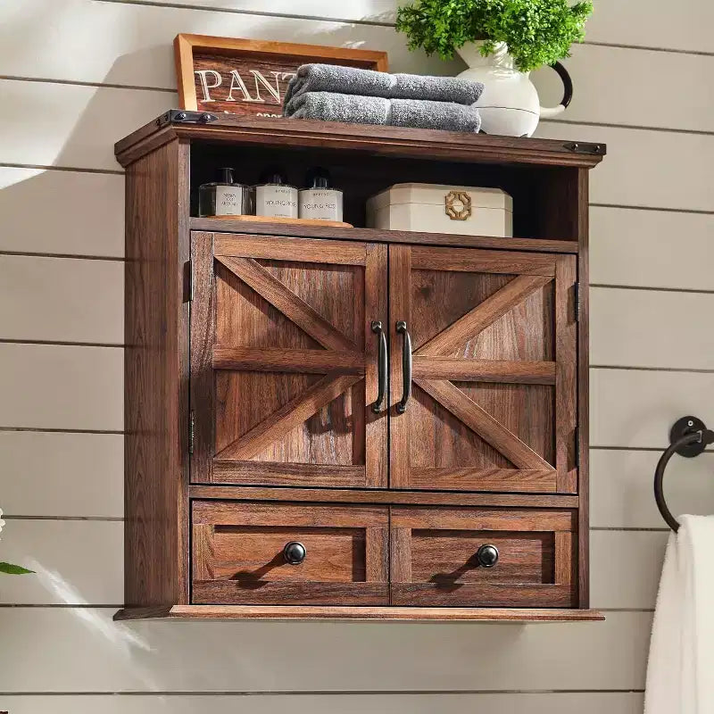 Armoire murale de salle de bain avec portes coulissantes, armoire à pharmacie au-dessus des toilettes, étagère réglable, tiroir de rangement pour salle de bain, cuisine, buanderie, entrée