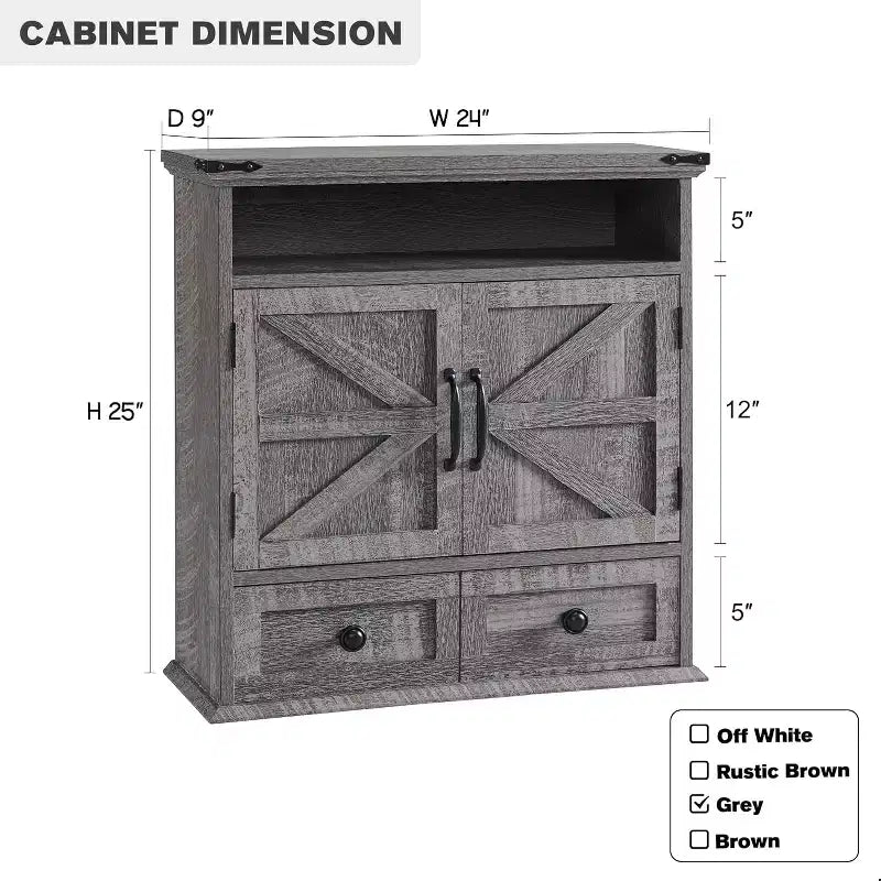 Armoire murale de salle de bain avec portes coulissantes, armoire à pharmacie au-dessus des toilettes, étagère réglable, tiroir de rangement pour salle de bain, cuisine, buanderie, entrée