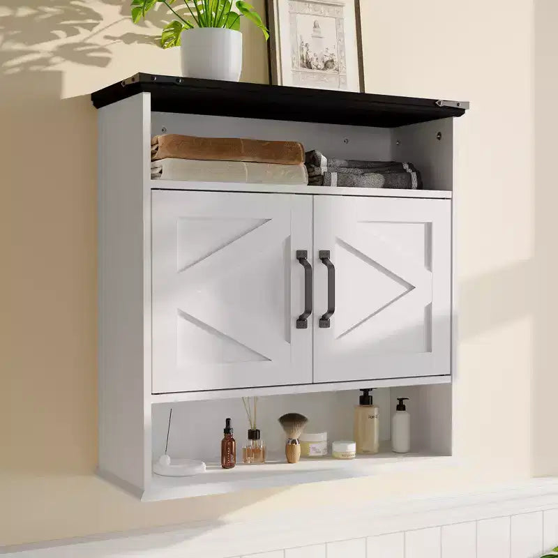 Armoire murale de salle de bain avec portes coulissantes, armoire à pharmacie au-dessus des toilettes, étagère réglable, tiroir de rangement pour salle de bain, cuisine, buanderie, entrée