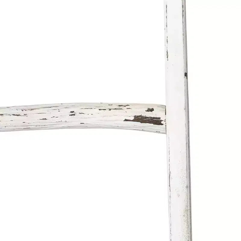 Échelle verticale décorative avec porte-serviettes pour couvertures - Meuble de rangement fin avec crochets pour chambre ou salon