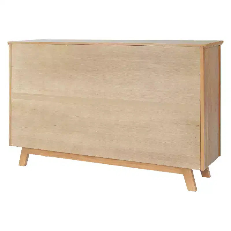 Meuble de rangement en bois Christopher Knight Home Emerson Mid-Century Modern avec 4 portes vitrées