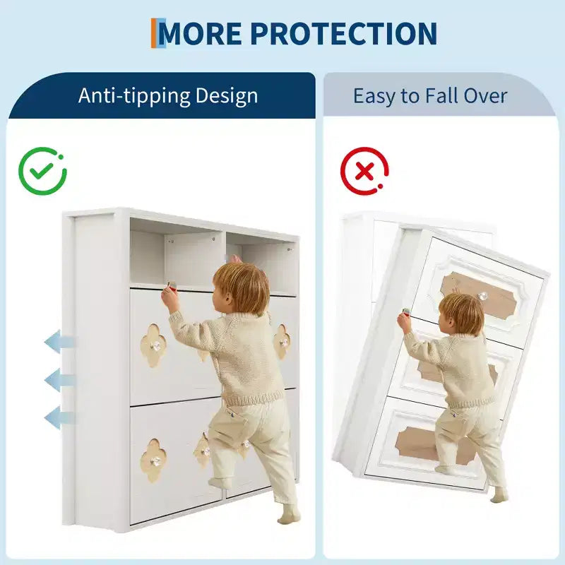 4 Flip Drawers Shoe Cabinet with Adjustable Shelves Open Storage Flower Pattern Diamond Handle Slim Wooden Shoe Organizer for Entryway Hallway