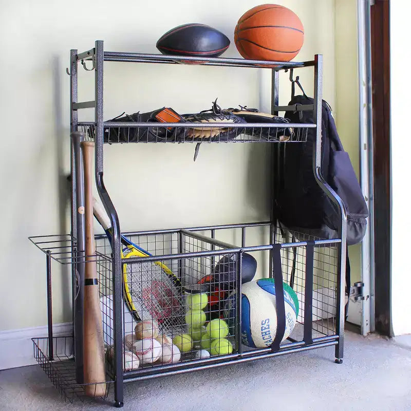 Système de rangement de garage en acier gris Storage Logic, 36 po L x 42 po H x 16 po P