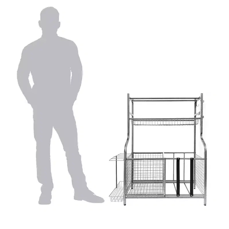 Système de rangement de garage en acier gris Storage Logic, 36 po L x 42 po H x 16 po P