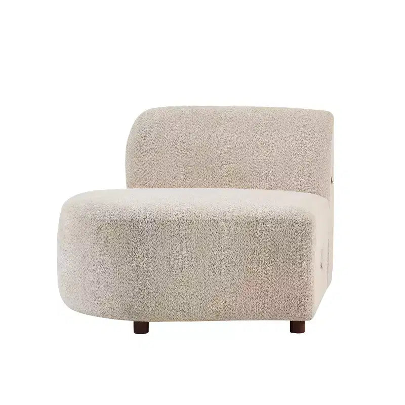 Canapé sectionnel Christopher Knight Home Cozelle 5 pièces moderne incurvé nuage en tissu bouclé