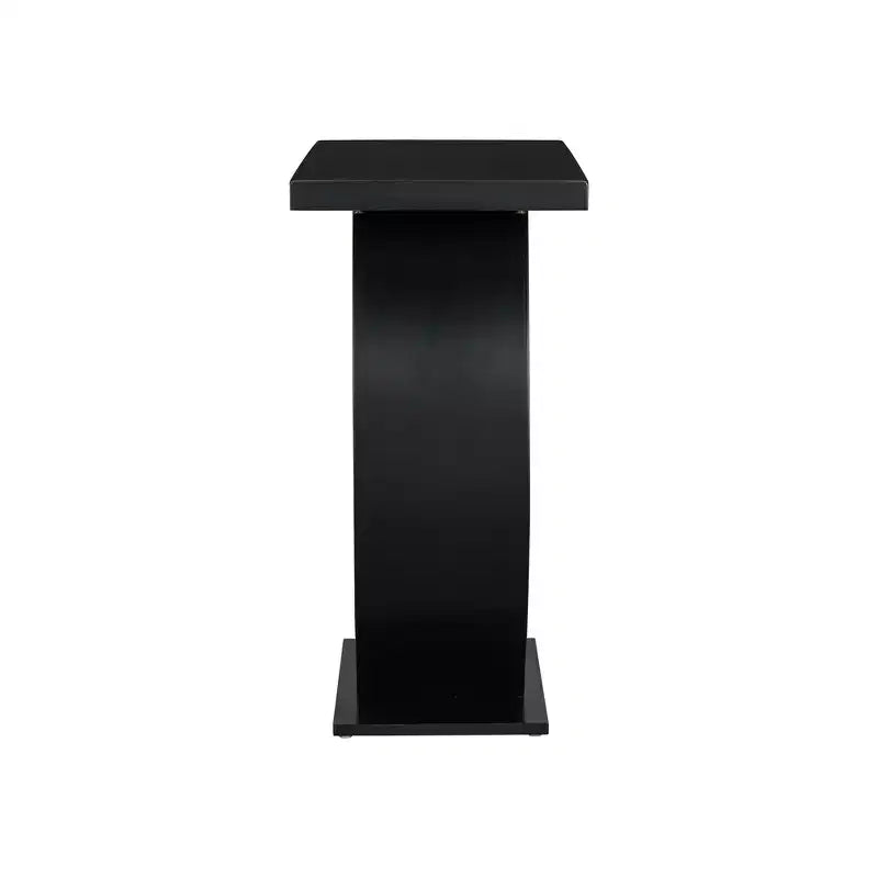 Table console et table d'entrée moderne Whisen, table de canapé robuste avec base en forme d'œuf