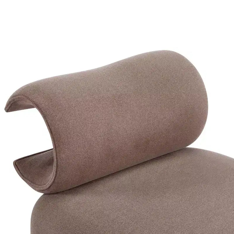 Christopher Knight Home Madison Fauteuil d'appoint moderne en tissu sans accoudoirs avec dossier roulé sculpté