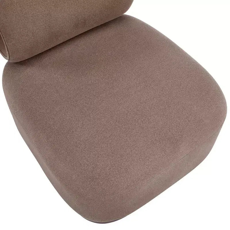 Christopher Knight Home Madison Fauteuil d'appoint moderne en tissu sans accoudoirs avec dossier roulé sculpté