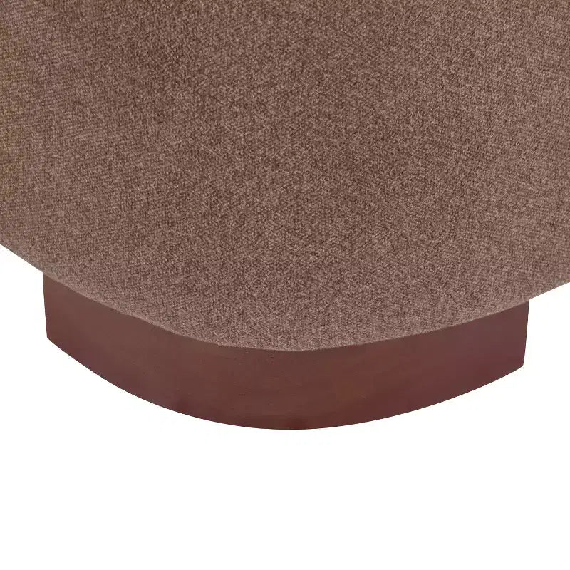 Christopher Knight Home Madison Fauteuil d'appoint moderne en tissu sans accoudoirs avec dossier roulé sculpté