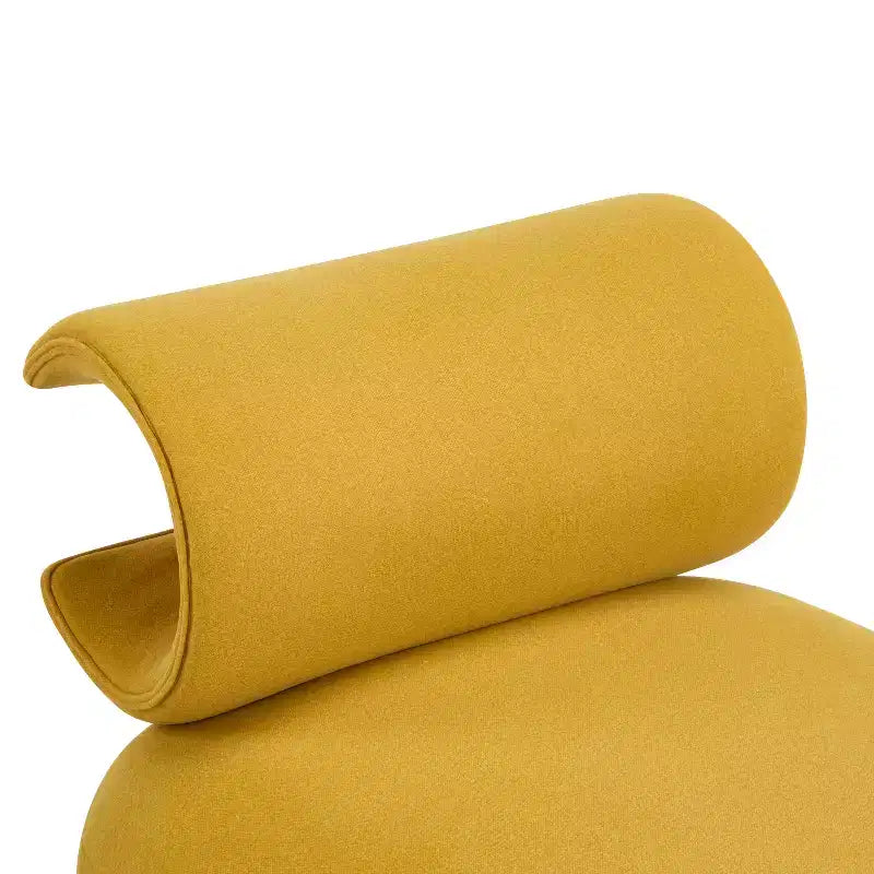 Christopher Knight Home Madison Fauteuil d'appoint moderne en tissu sans accoudoirs avec dossier roulé sculpté
