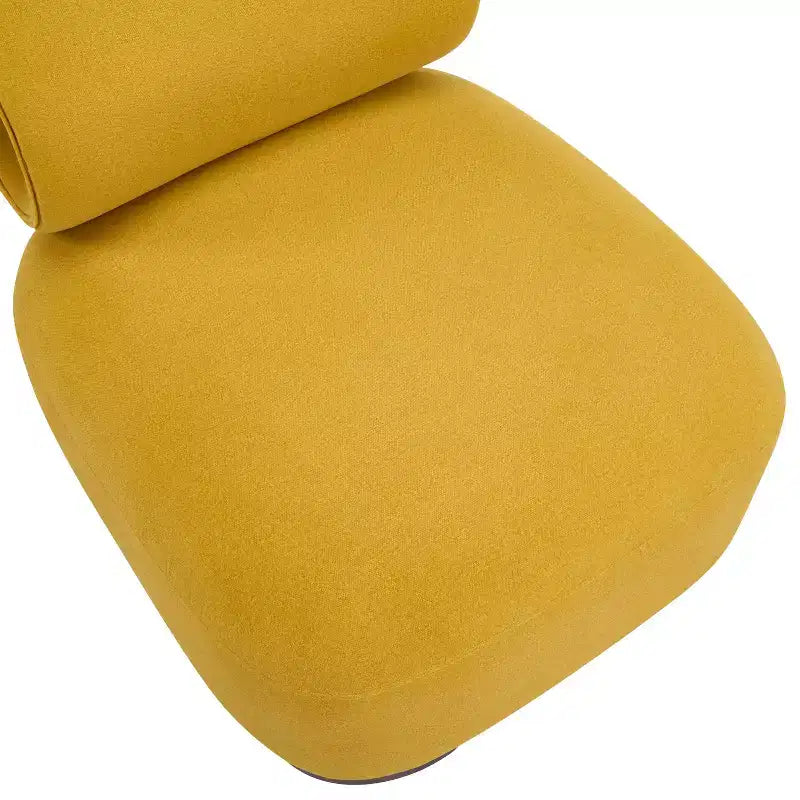 Christopher Knight Home Madison Fauteuil d'appoint moderne en tissu sans accoudoirs avec dossier roulé sculpté