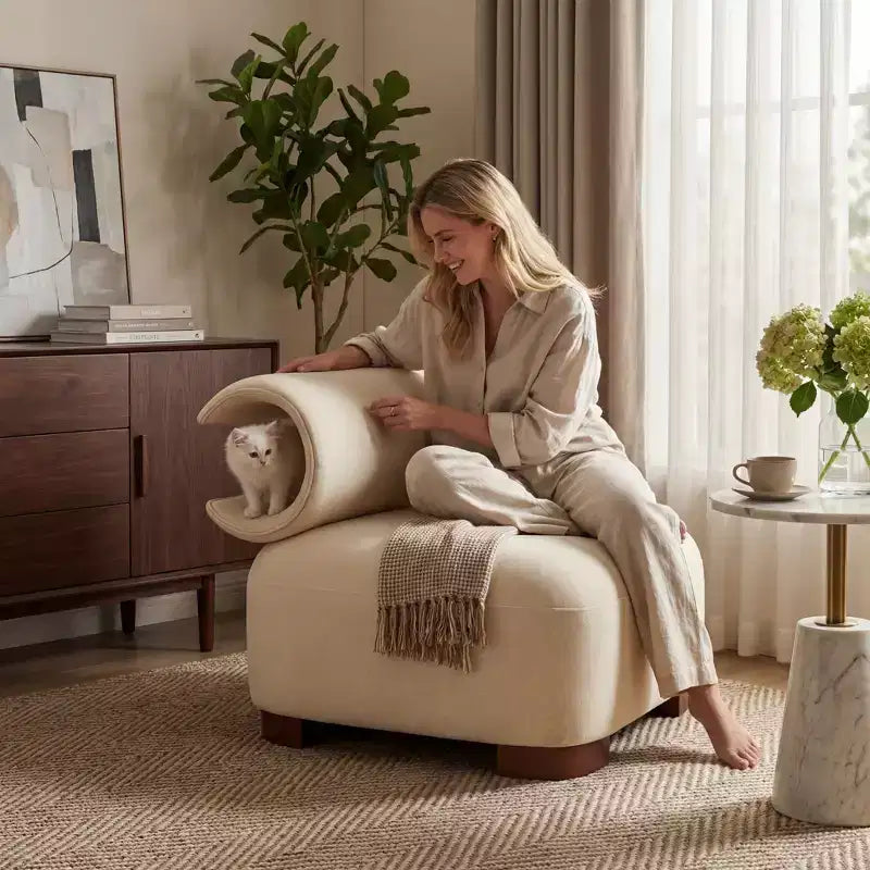 Christopher Knight Home Madison Modern Fabric Upholstered Armless Accent Chair with Sculpted Rolled Back